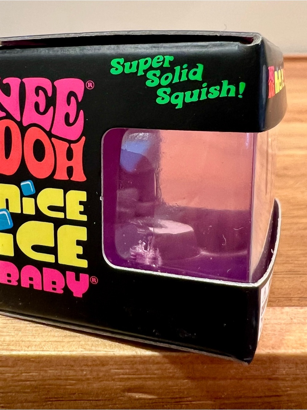 💜🔥NeeDoh Nice Ice Baby Squishy Cube- Pretty Purple & So Cute 💜